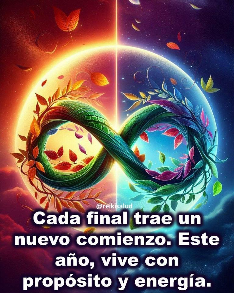 Cada final trae un nuevo comienzo. Este año, vive con propósito y energía.