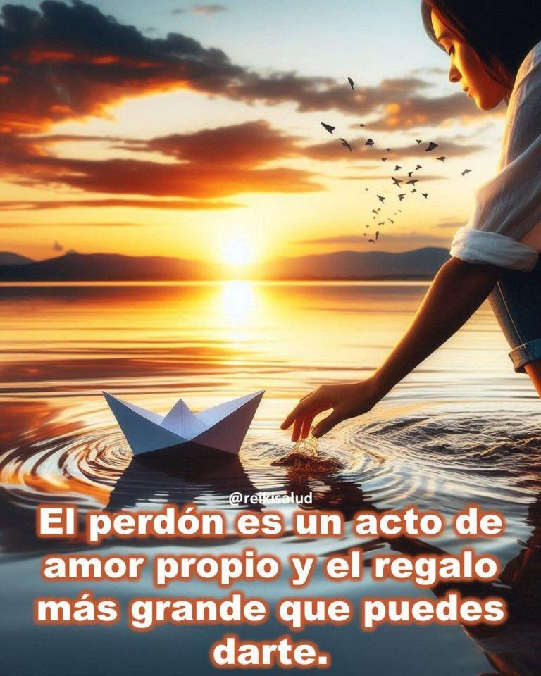El perdón es un acto de amor propio y el regalo más grande que puedes…