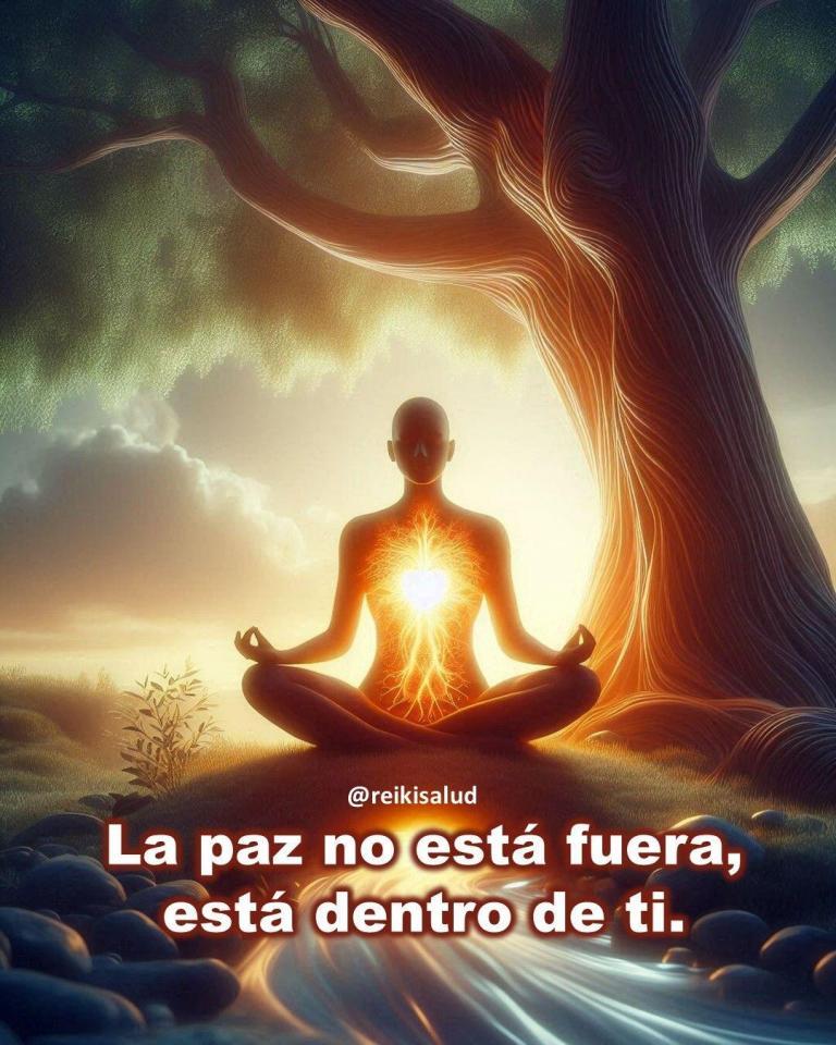 La paz no está fuera, está dentro de ti.