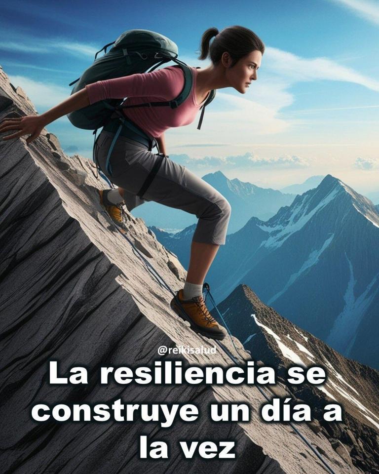 La resiliencia se construye un día a la vez, a través de la perseverancia y…