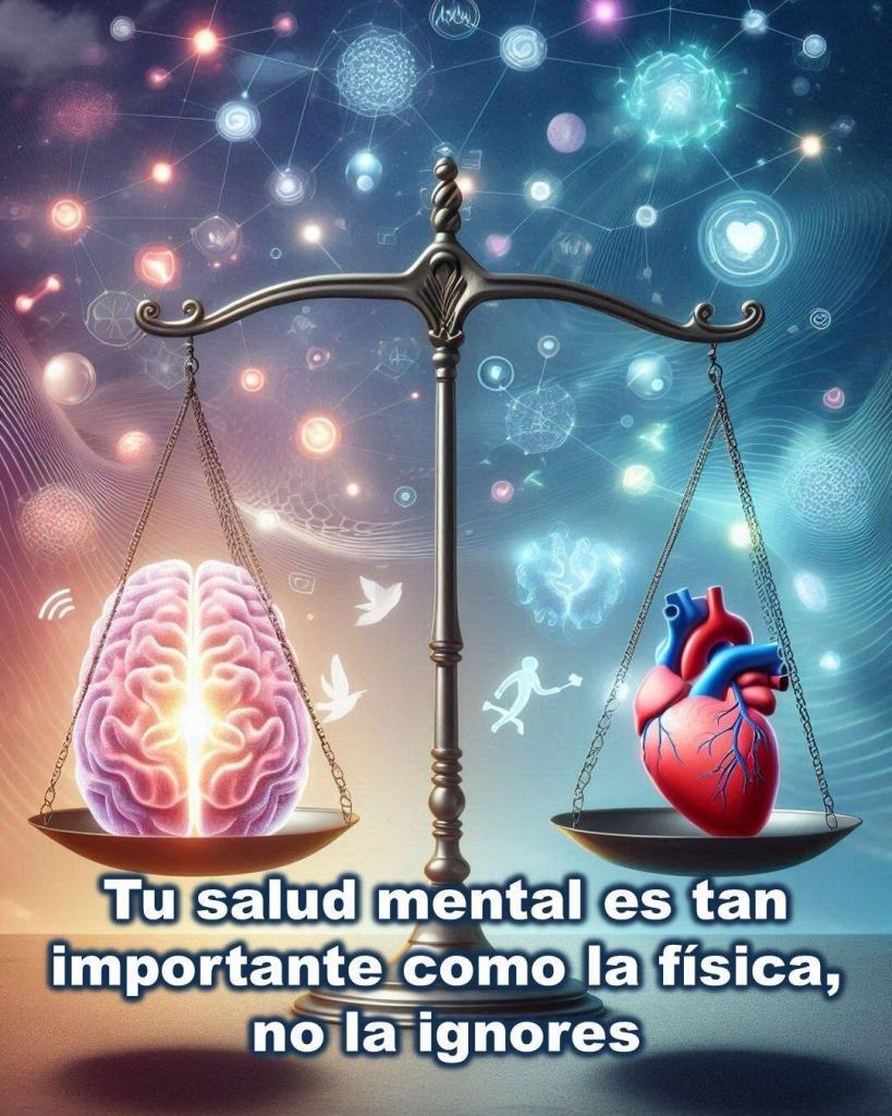 Tu salud mental es tan importante como la fisica Tu salud mental es tan importante como la física, no la ignores.