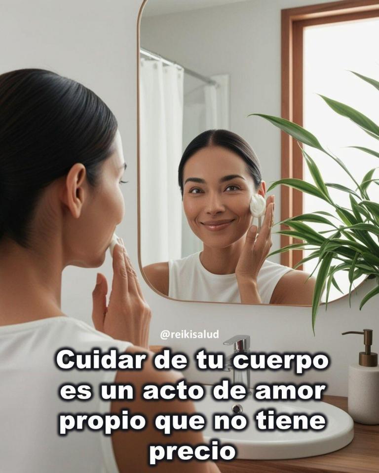 Cuidar de tu cuerpo es un acto de amor propio que no tiene precio.
