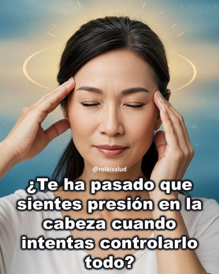 ¿Te ha pasado que sientes presión en la cabeza cuando intentas controlarlo todo?. Migrañas