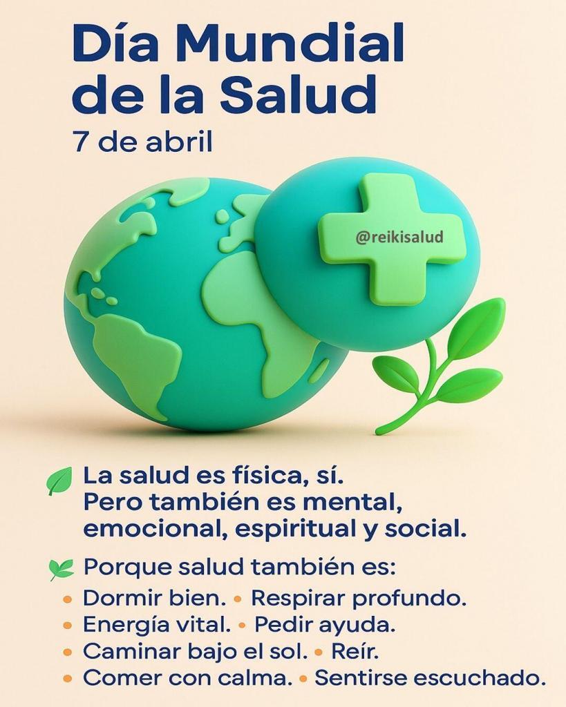 🩺🌍 Día Mundial de la Salud – 7 de abril 🌱💚 1 Dia Mundial de la Salud 🩺🌍 Día Mundial de la Salud – 7 de abril 🌱💚