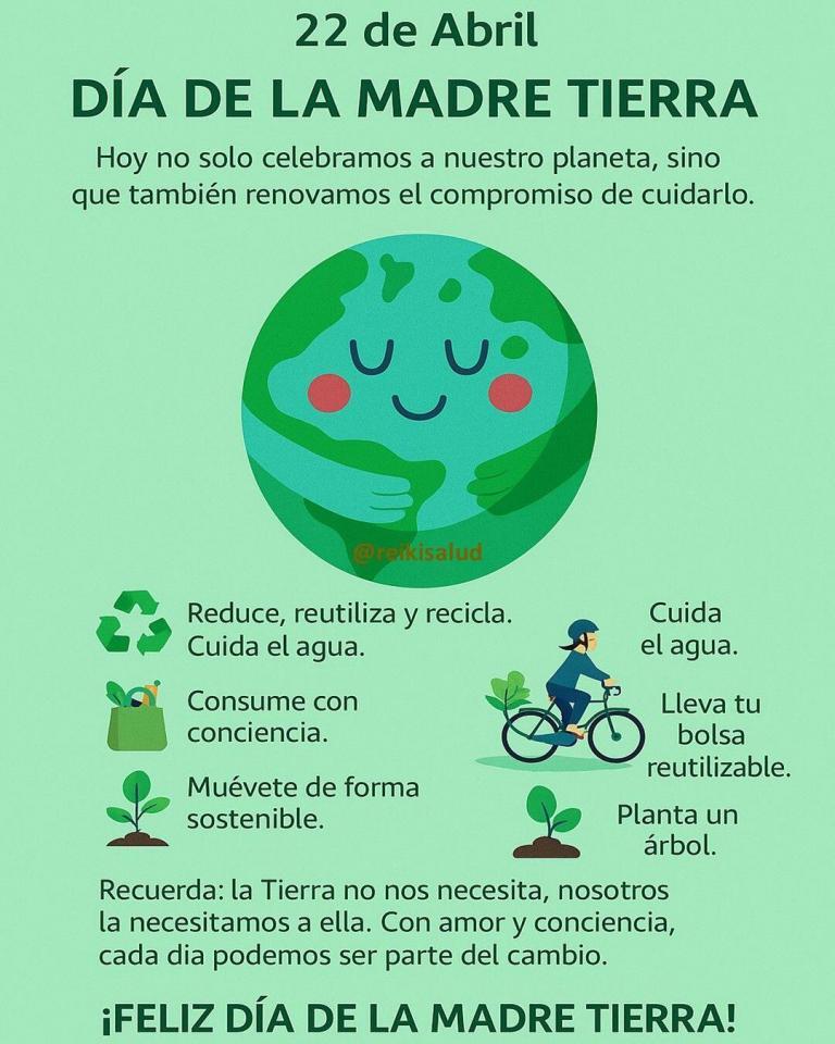 🌱 22 de Abril – Día de la Madre Tierra 🌎💚