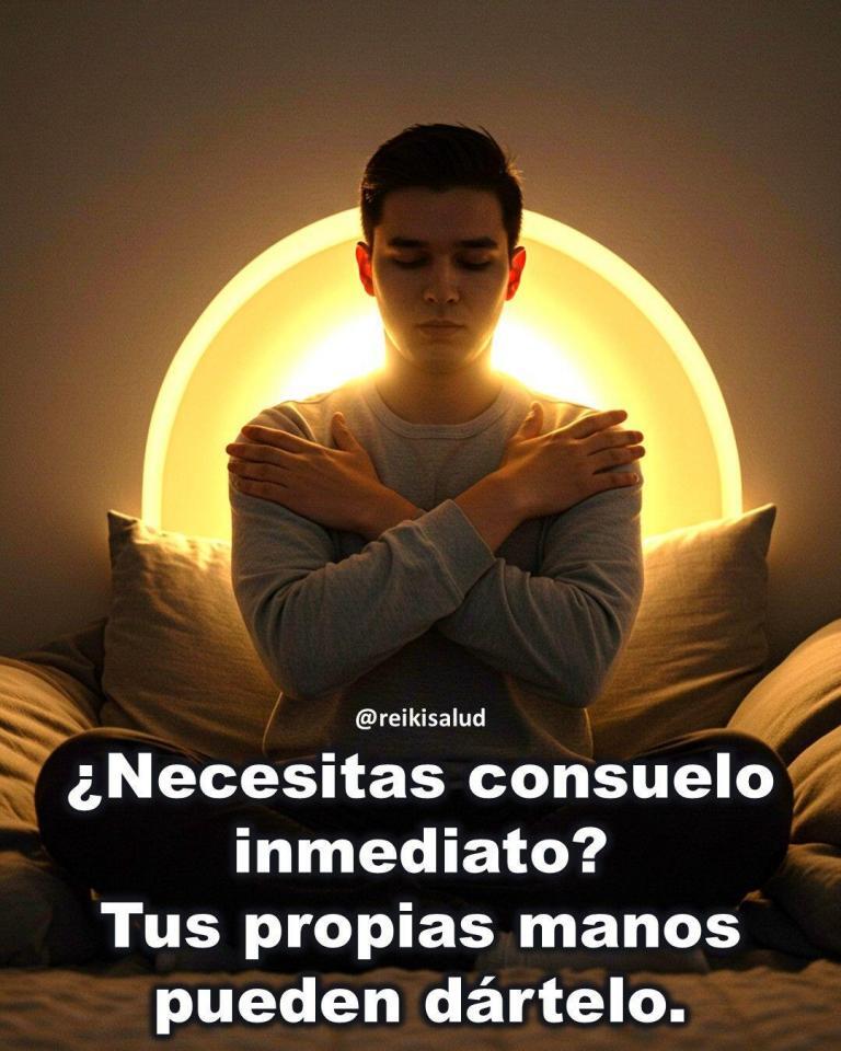 ¿Necesitas consuelo inmediato? Tus propias manos pueden dártelo.