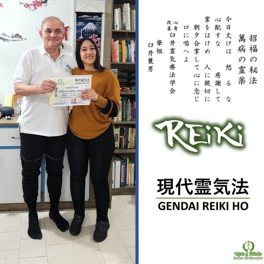 Okuden Abril 2025 No 4 Hoy celebro la consolidación de tres (3) practicantes de Gendai Reiki Ho, al finalizar el Nivel II (Okuden – La Consolidación) dictado en el Casa Reiki y Salud.