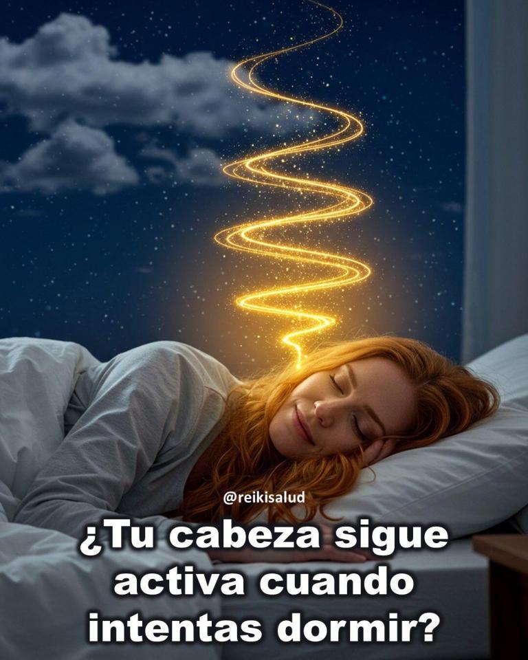 ¿Tu cabeza sigue activa cuando intentas dormir?