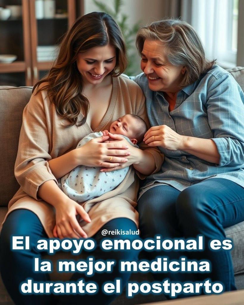 El apoyo emocional es la mejor medicina durante el postparto El apoyo emocional es la mejor medicina durante el postparto.