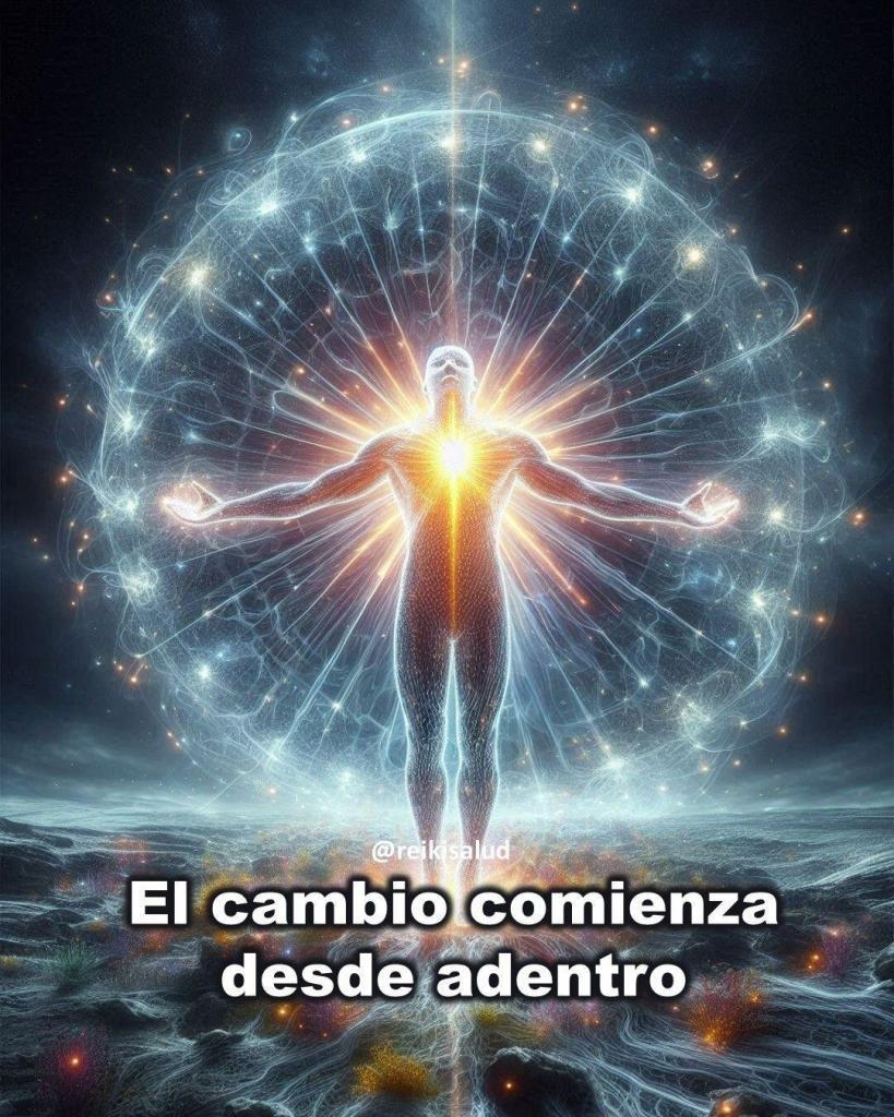 El cambio comienza desde adentro El cambio comienza desde adentro.