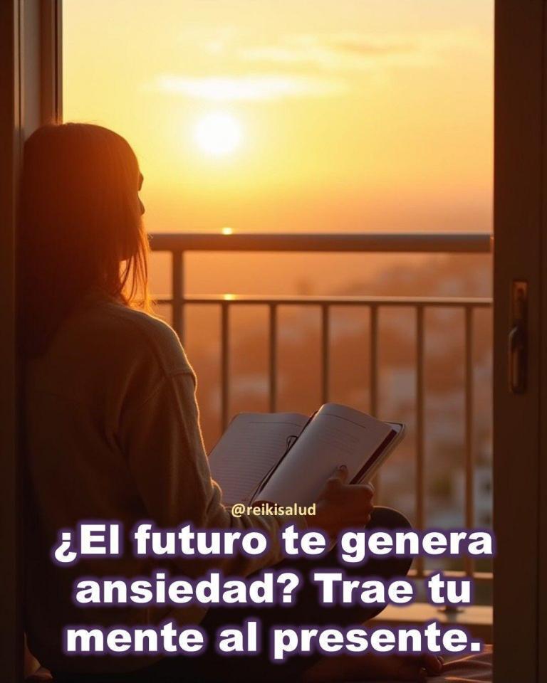 ¿El futuro te genera ansiedad? Trae tu mente al presente.