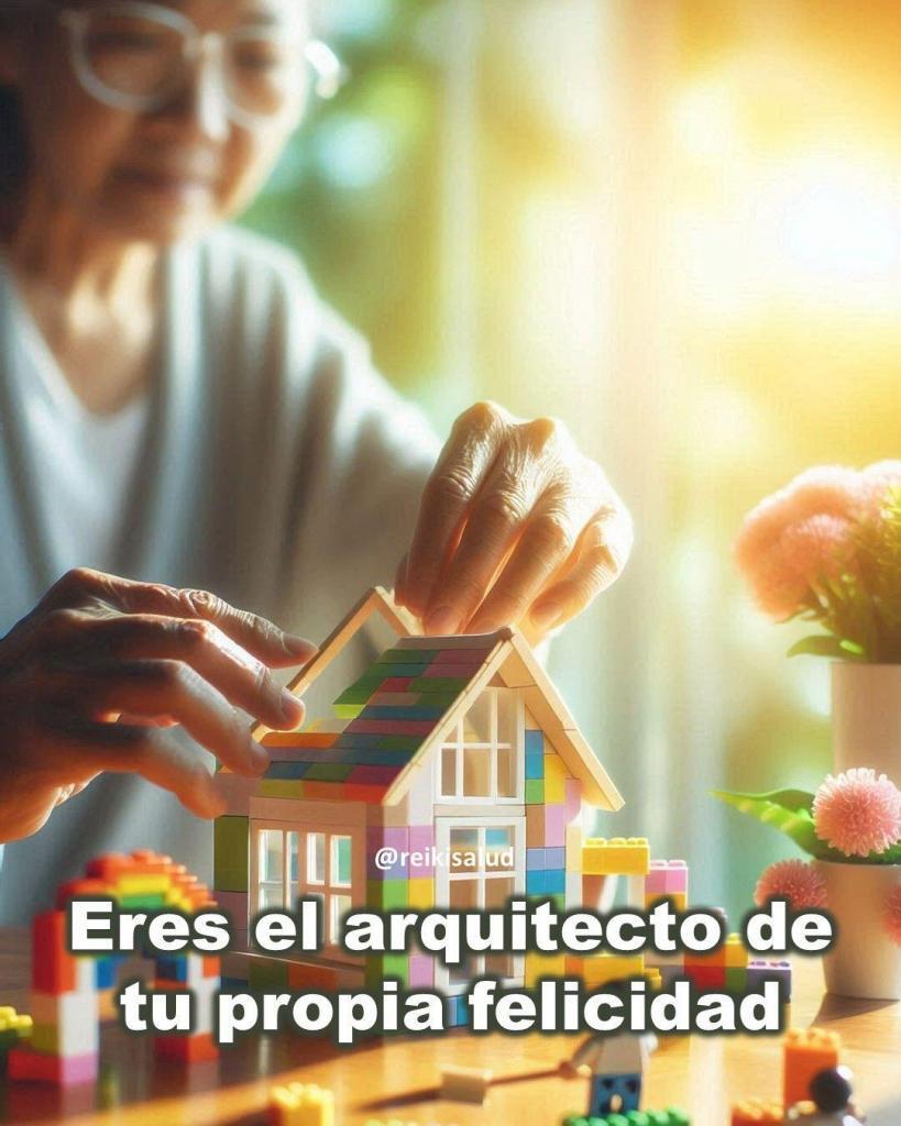 Eres el arquitecto de tu propia felicidad Eres el arquitecto de tu propia felicidad.