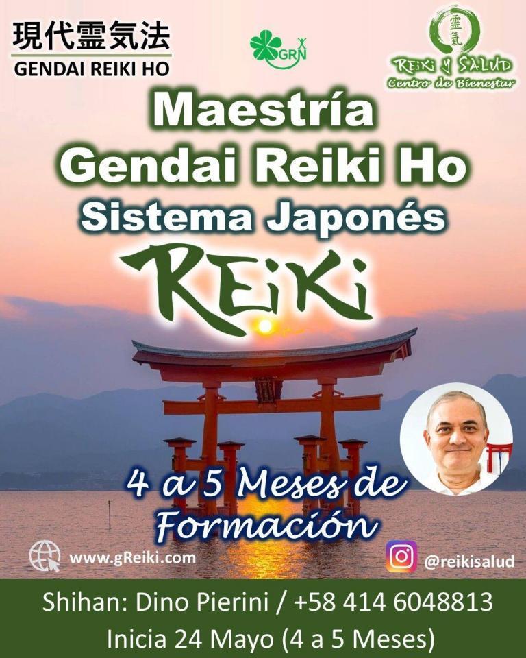 Masestría Gendai Reiki Ho – Sistema Japonés