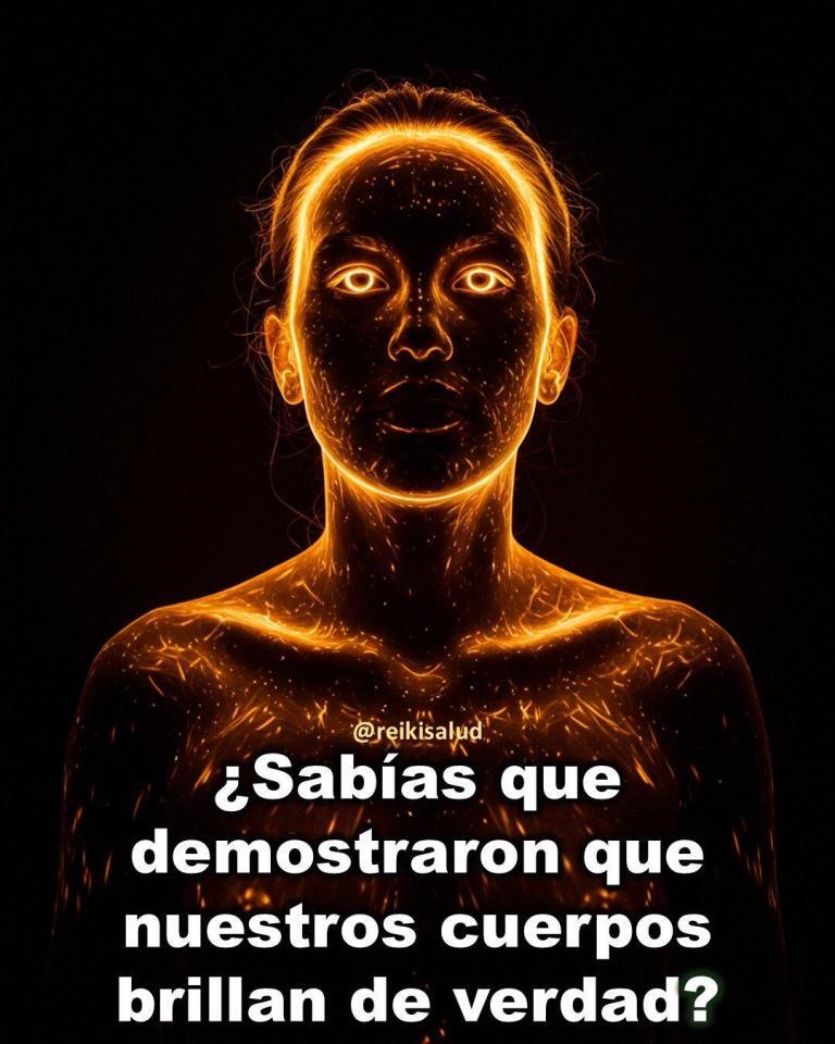 ¿Sabías que demostraron que nuestros cuerpos brillan de verdad?