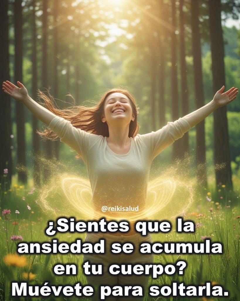 ¿Sientes que la ansiedad se acumula en tu cuerpo? Muévete para soltarla. 1 Sientes que la ansiedad se acumula en tu cuerpo ¿Sientes que la ansiedad se acumula en tu cuerpo? Muévete para soltarla.