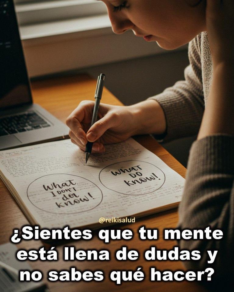 ¿Sientes que tu mente está llena de dudas y no sabes qué hacer?