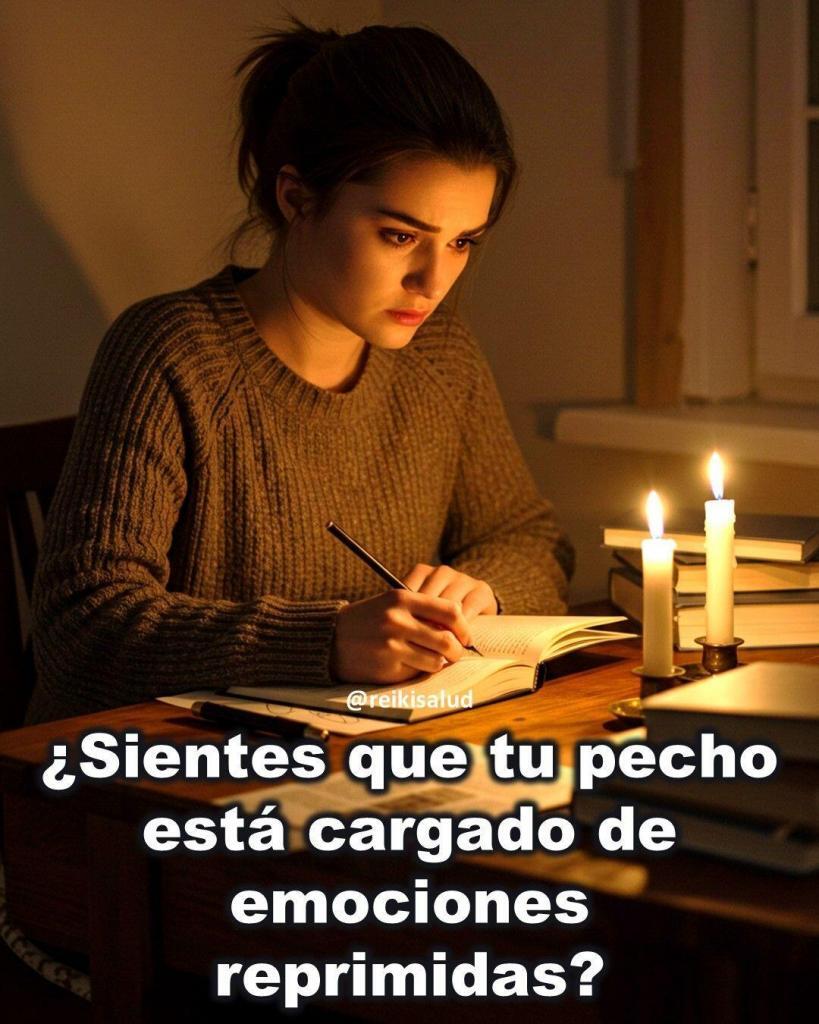 Sientes que tu pecho esta cargado de emociones ¿Sientes que tu pecho está cargado de emociones reprimidas?
