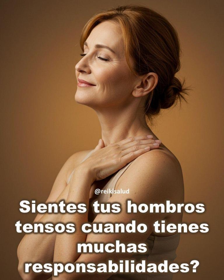 ¿Sientes tus hombros tensos cuando tienes muchas responsabilidades?