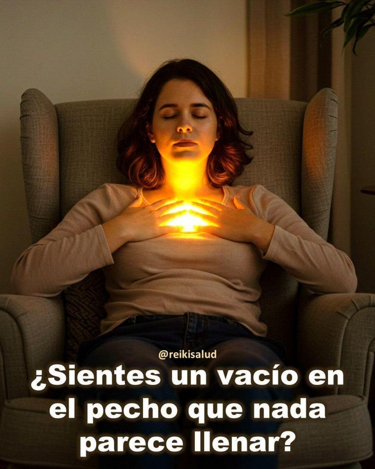 ¿Sientes un vacío en el pecho que nada parece llenar?