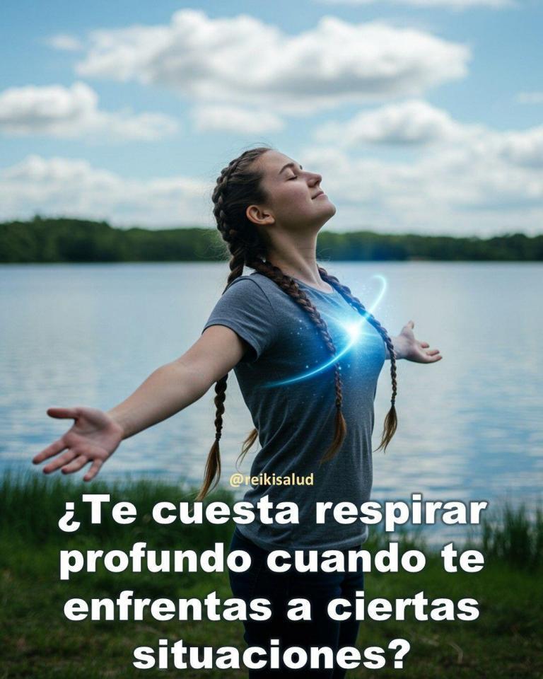 ¿Te cuesta respirar profundo cuando te enfrentas a ciertas situaciones?