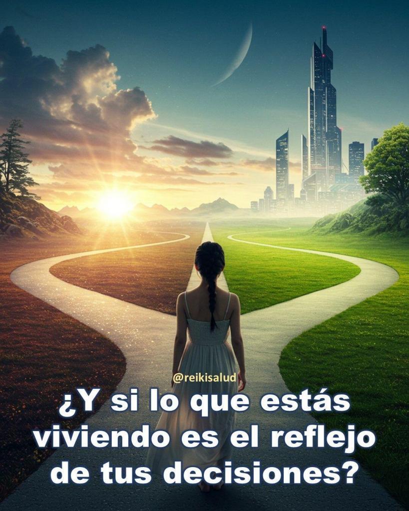 Y si lo que estas viviendo es el reflejo ¿Y si lo que estás viviendo es el reflejo de tus decisiones?