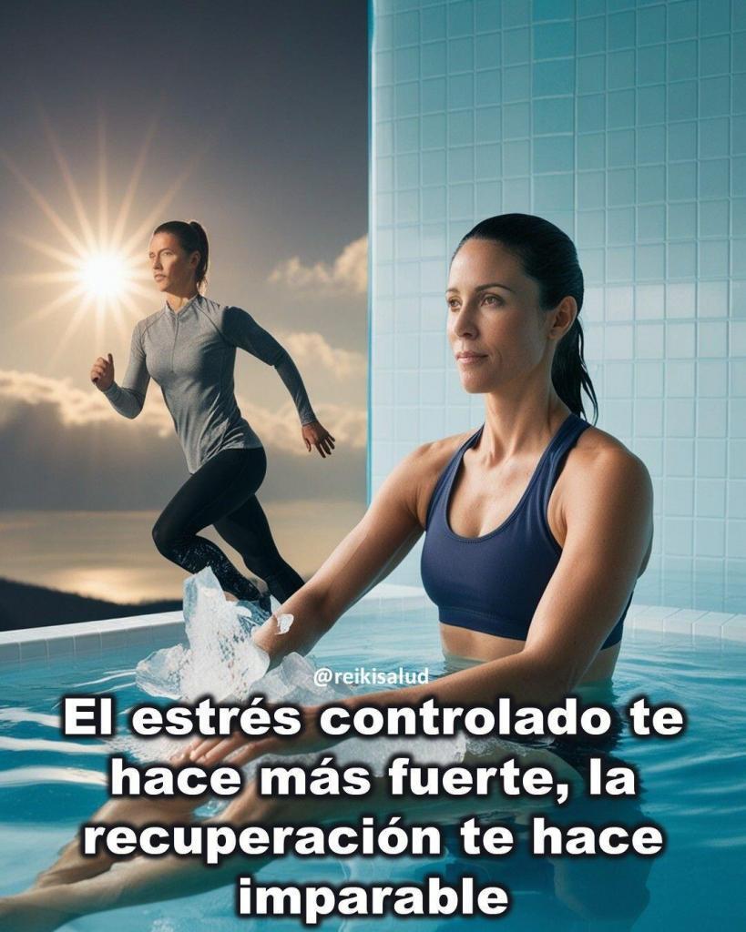 El estrés controlado te hace más fuerte, la recuperación te hace imparable. 1 El estres controlado te hace mas fuerte El estrés controlado te hace más fuerte, la recuperación te hace imparable.