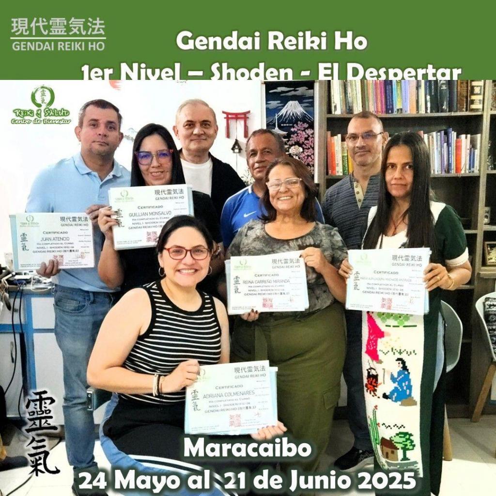 Shoden 21 Junio 2025 No 1 1 🙏Hoy celebro siete (7) nuevos practicantes de Gendai Reiki Ho.
