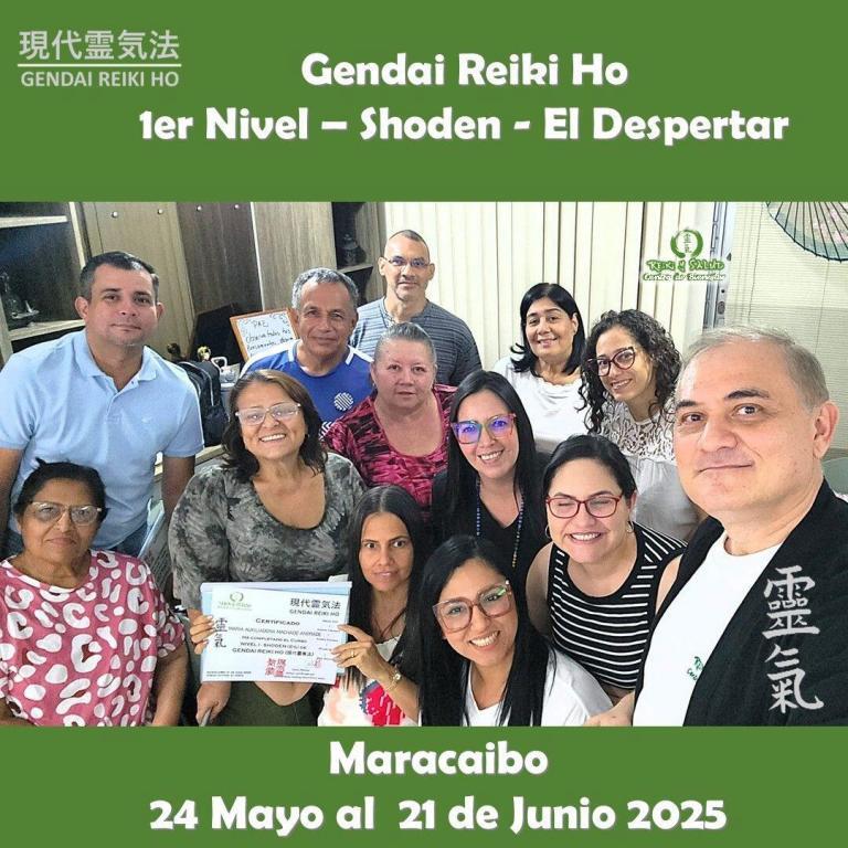 🙏Hoy celebro siete (7) nuevos practicantes de Gendai Reiki Ho.