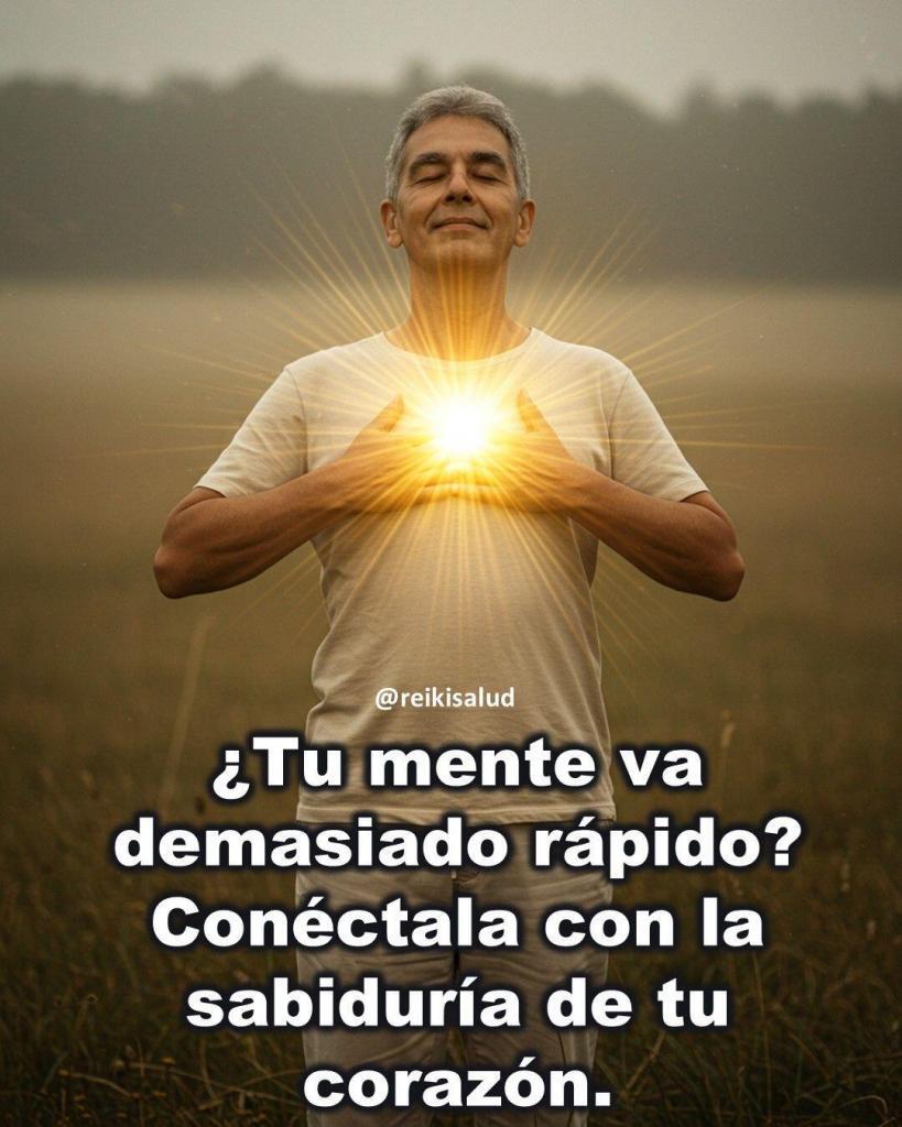 Tu mente va demasiado rapido ¿Tu mente va demasiado rápido? Conéctala con la sabiduría de tu corazón.
