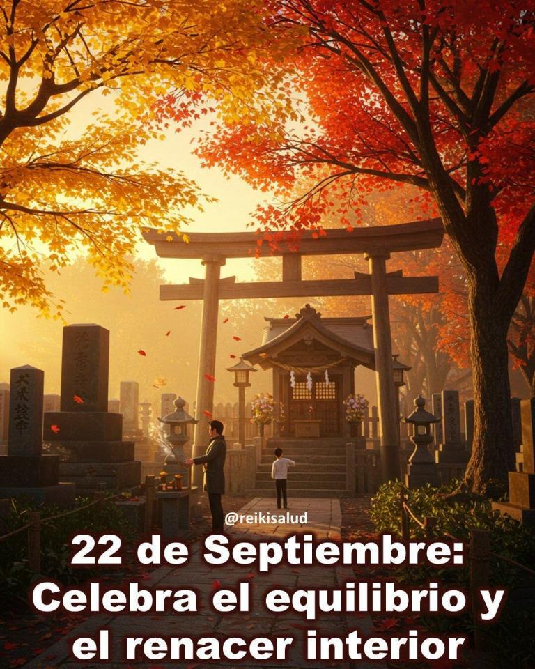🍂 22 de Septiembre: Celebremos el Equinoccio de Otoño (Shūbun no Hi)