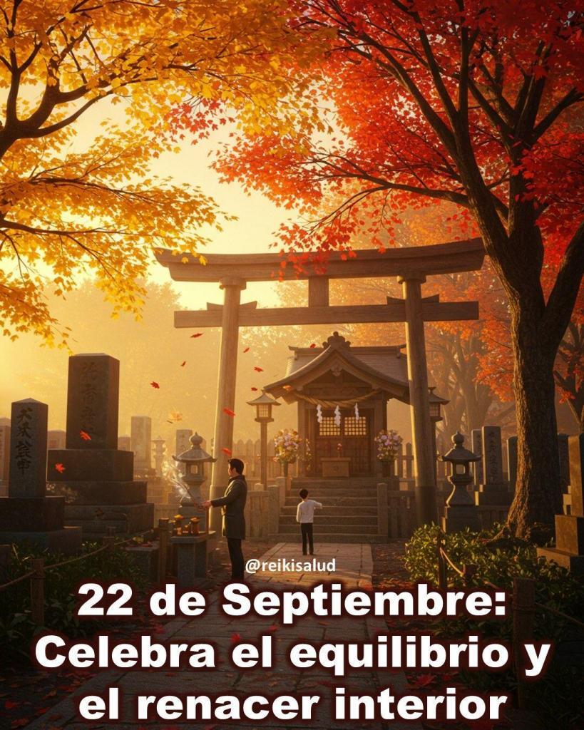 22 de Septiembre 🍂 22 de Septiembre: Celebremos el Equinoccio de Otoño (Shūbun no Hi)
