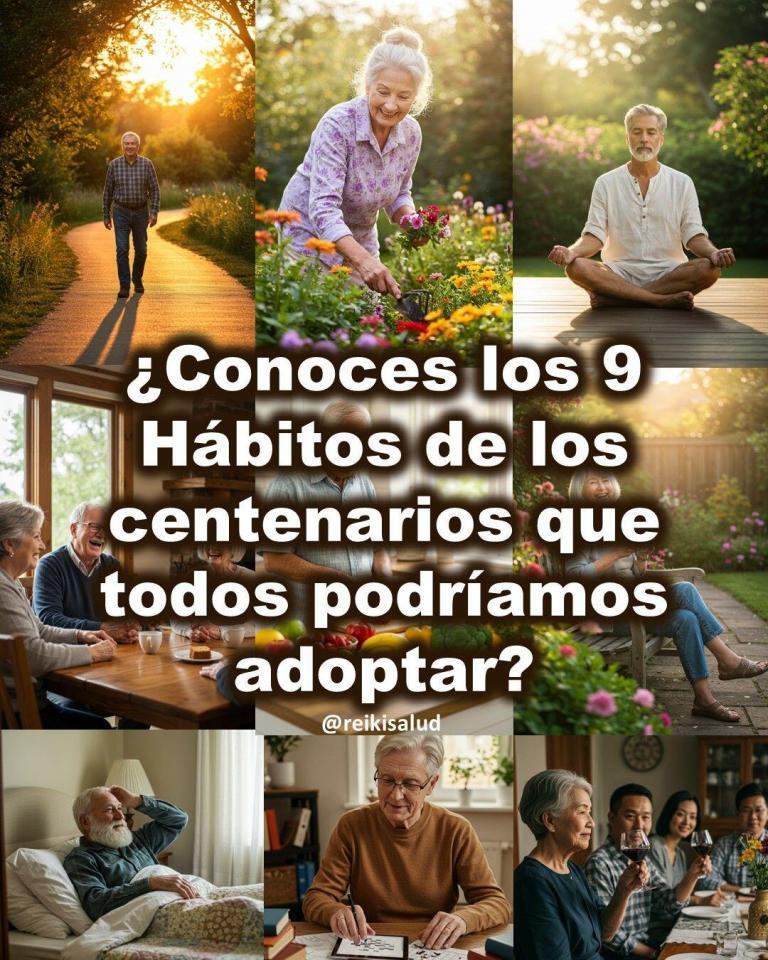 ¿9 Hábitos de los centenarios que todos podríamos adoptar?