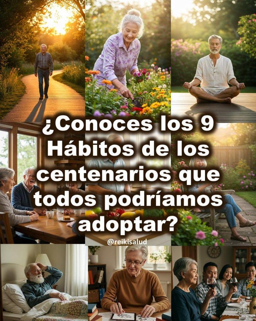 Conoces los 9 Habitos de los centenarios que todos podriamos adoptar ¿9 Hábitos de los centenarios que todos podríamos adoptar?