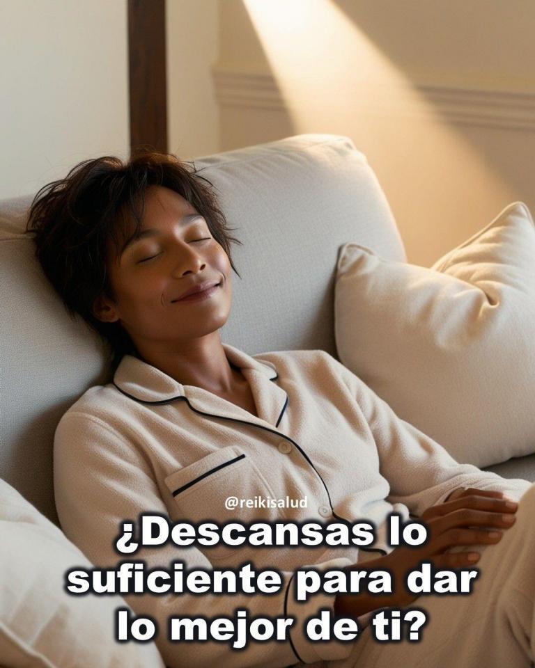 ¿Descansas lo suficiente para dar lo mejor de ti? El descanso también es productividad.