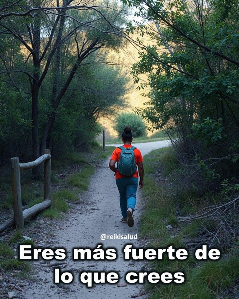 A veces olvidamos nuestra propia fortaleza.