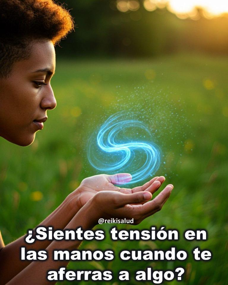 ¿Sientes tensión en las manos cuando te aferras a algo?