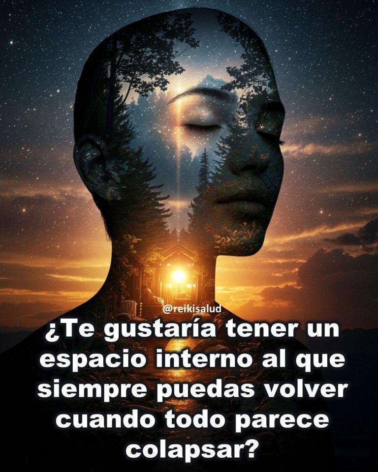 ¿Te gustaría tener un espacio interno al que siempre puedas volver cuando todo parece colapsar?