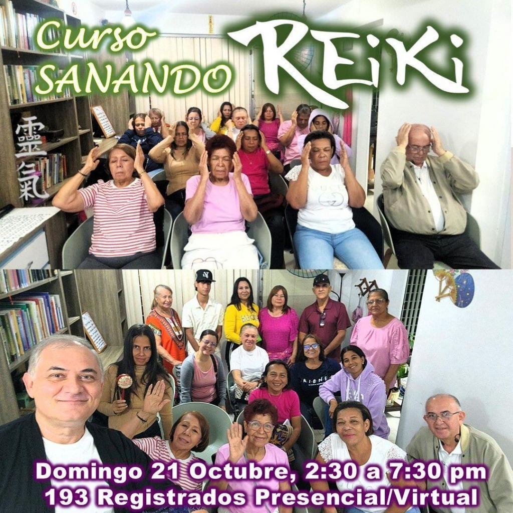 Sanando con Reiki 21 Septiembre 2026 No 2 Grabación del exitoso encuentro en el Curso Sanando con Reiki el pasado 21 de Septiembre en Reiki y Salud.