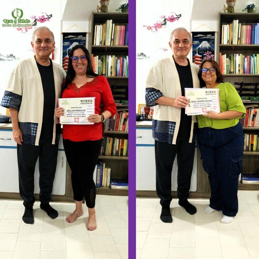 Shinpiden 27 Septiembre No 6 Hoy Celebro ocho (8) nuevos Certificados en Shinpiden (3er Nivel) de Gendai Reiki Ho en Venezuela