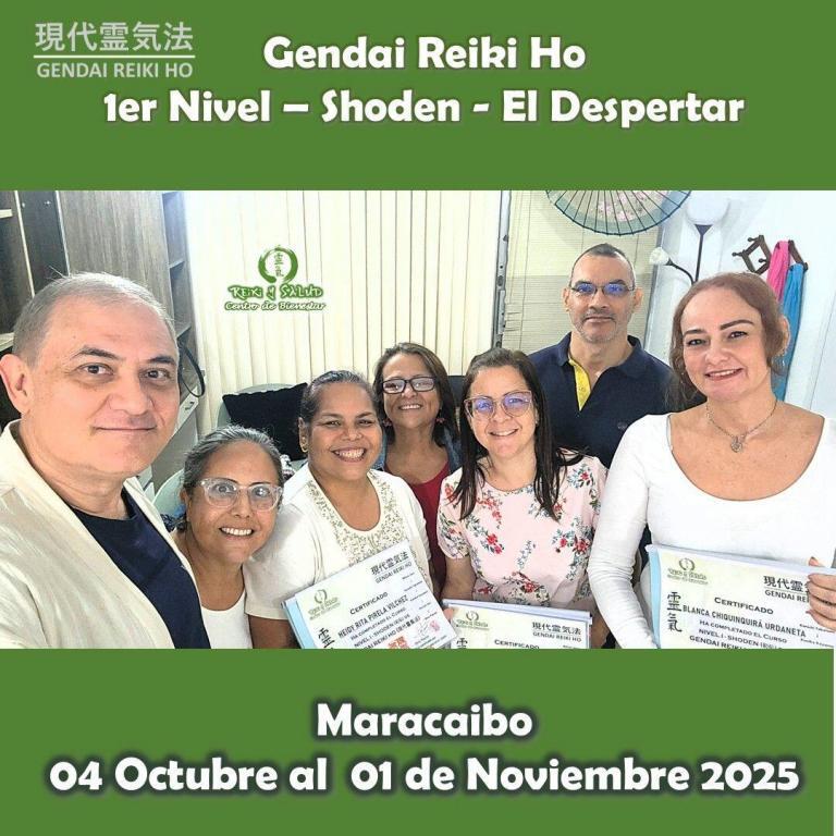 Hoy celebro tres (3) nuevos practicantes de Gendai Reiki Ho