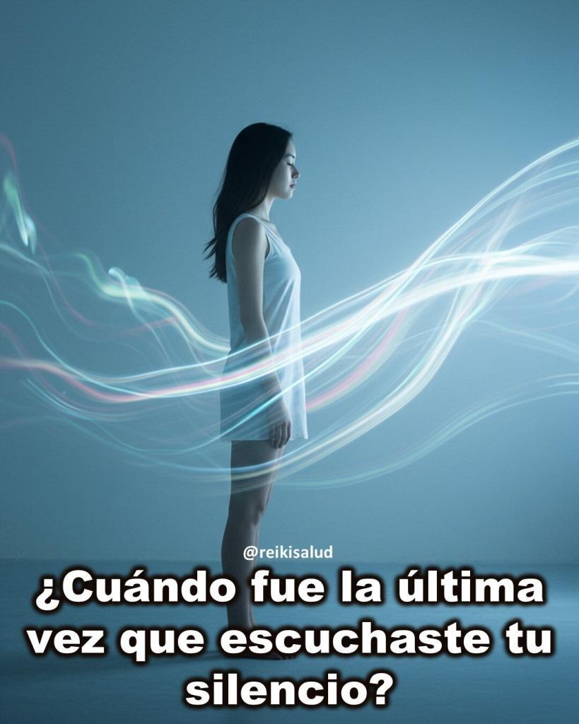 Cuando fue la ultima vez que escuchaste tu silencio ¿Cuándo fue la última vez que escuchaste tu silencio? Ese silencio que no incomoda, sino que sana.