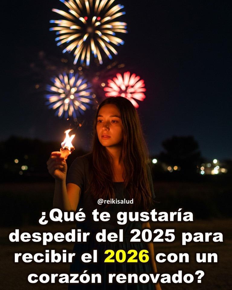 ¿Qué te gustaría despedir del 2025 para recibir el 2026 con un corazón renovado?