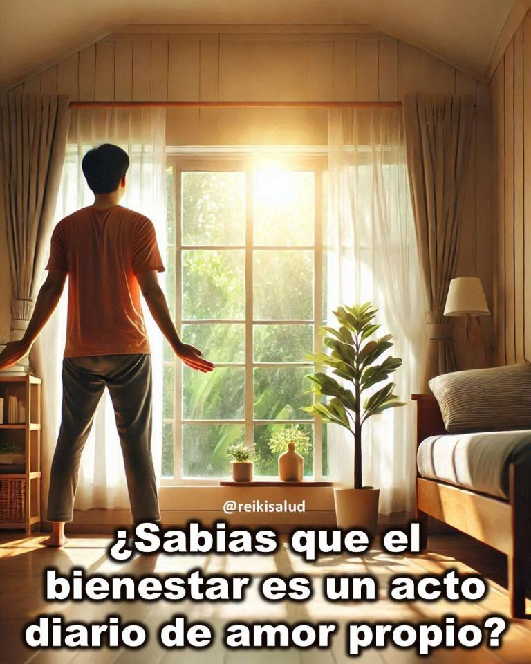 ¿Sabías que el bienestar es un acto diario de amor propio?