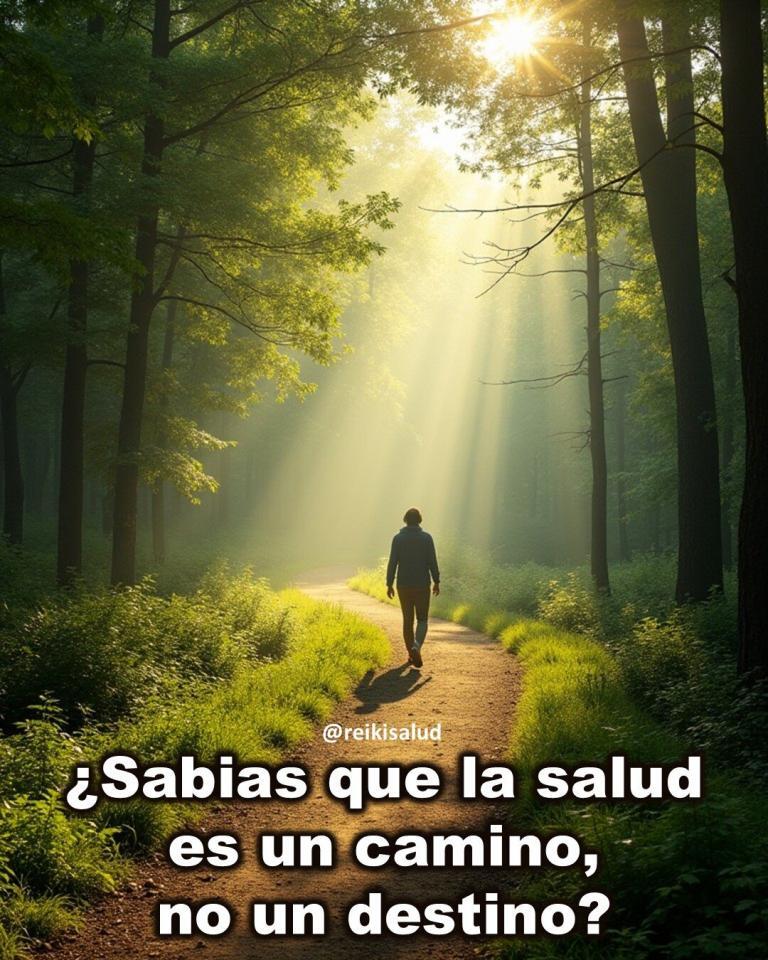 ¿Sabías que la salud es un camino, no un destino?