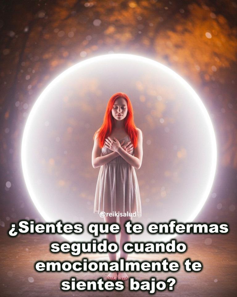 ¿Sientes que te enfermas seguido cuando emocionalmente te sientes bajo?
