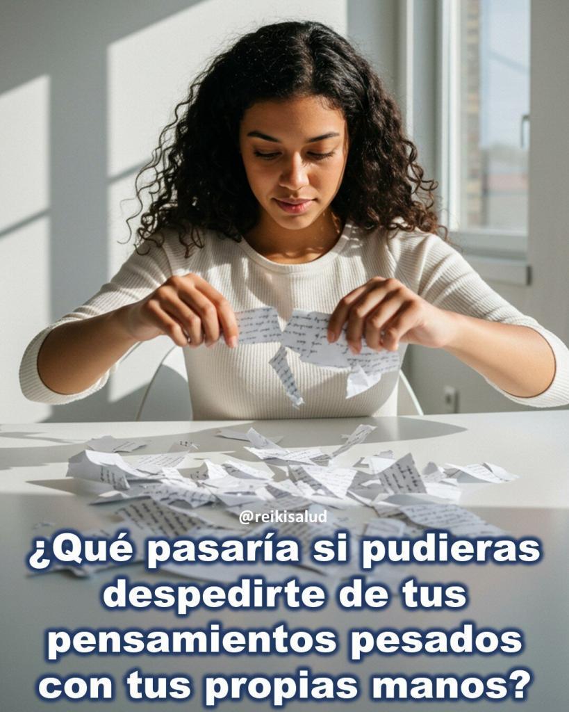 Que pasaria si pudieras despedirte de tus pensamientos pesados con tus propias manos ¿Qué pasaría si pudieras despedirte de tus pensamientos pesados con tus propias manos?