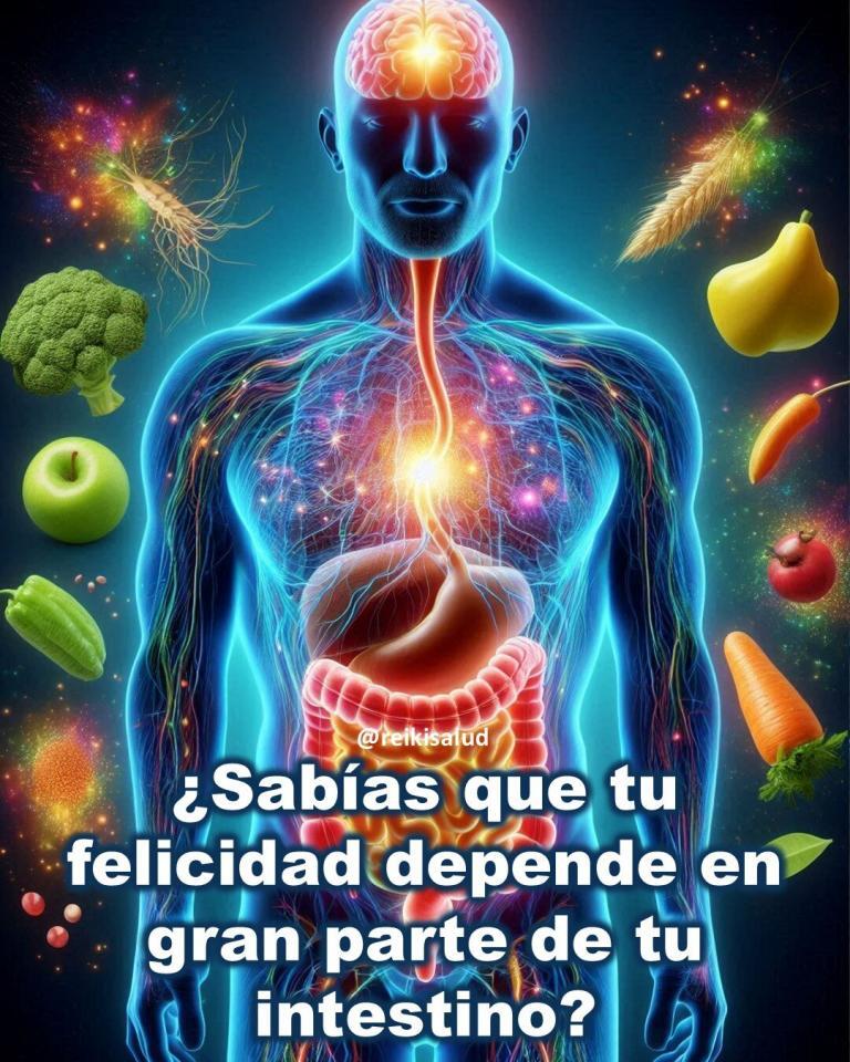 ¿Sabías que tu felicidad depende en gran parte de tu intestino?