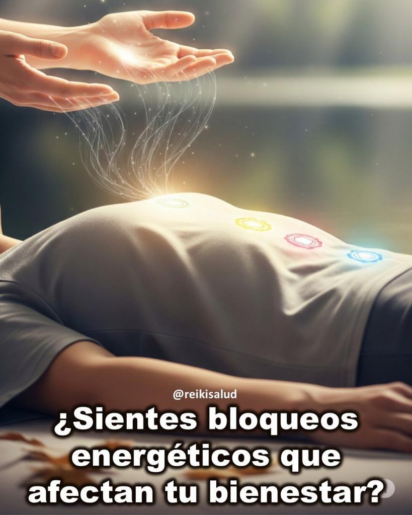 Sientes bloqueos energeticos que afectan tu bienestar ¿Sientes bloqueos energéticos que afectan tu bienestar? El Toque Sanador: Descubre Reiki.