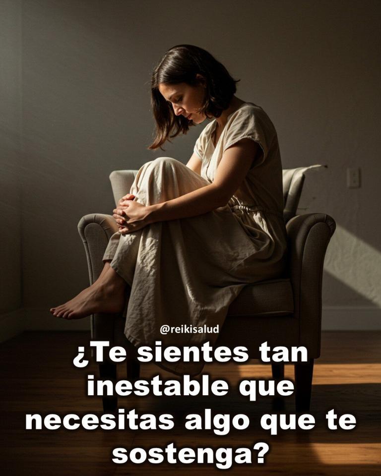 ¿Te sientes tan inestable que necesitas algo que te sostenga?