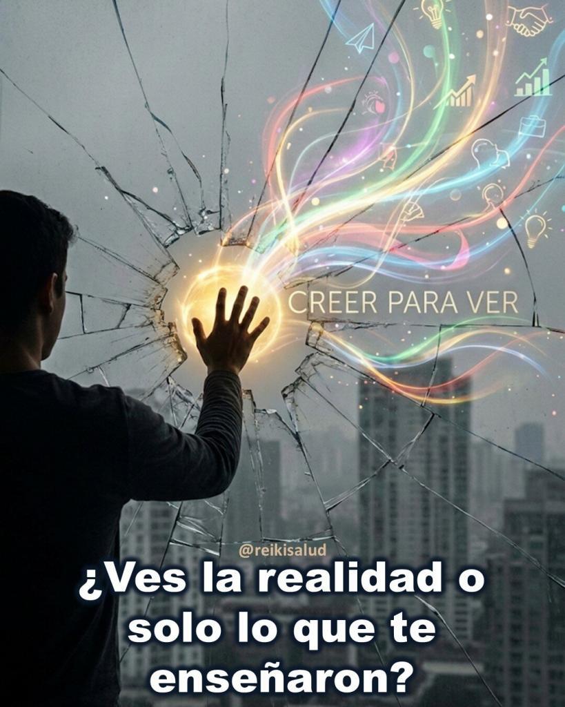 Ves la realidad o solo lo que te ensenaron ¿Te has preguntado cuántas oportunidades has dejado pasar simplemente porque te convencieron de que 'así es como funcionan las cosas'?